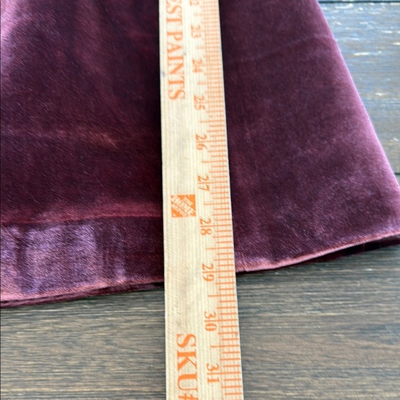 Anthropologie Velvet Off-Shoulder Mini Dress - Mauve - Picture 6 of 13